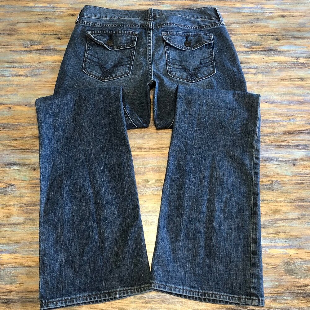 Gap Jeans Limited Edition Flare Low Rise Blue Womens Size 8R